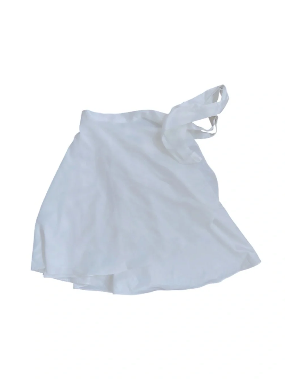 Commense White Satin Wrap Skirt in size Small - Picture 4 of 4
